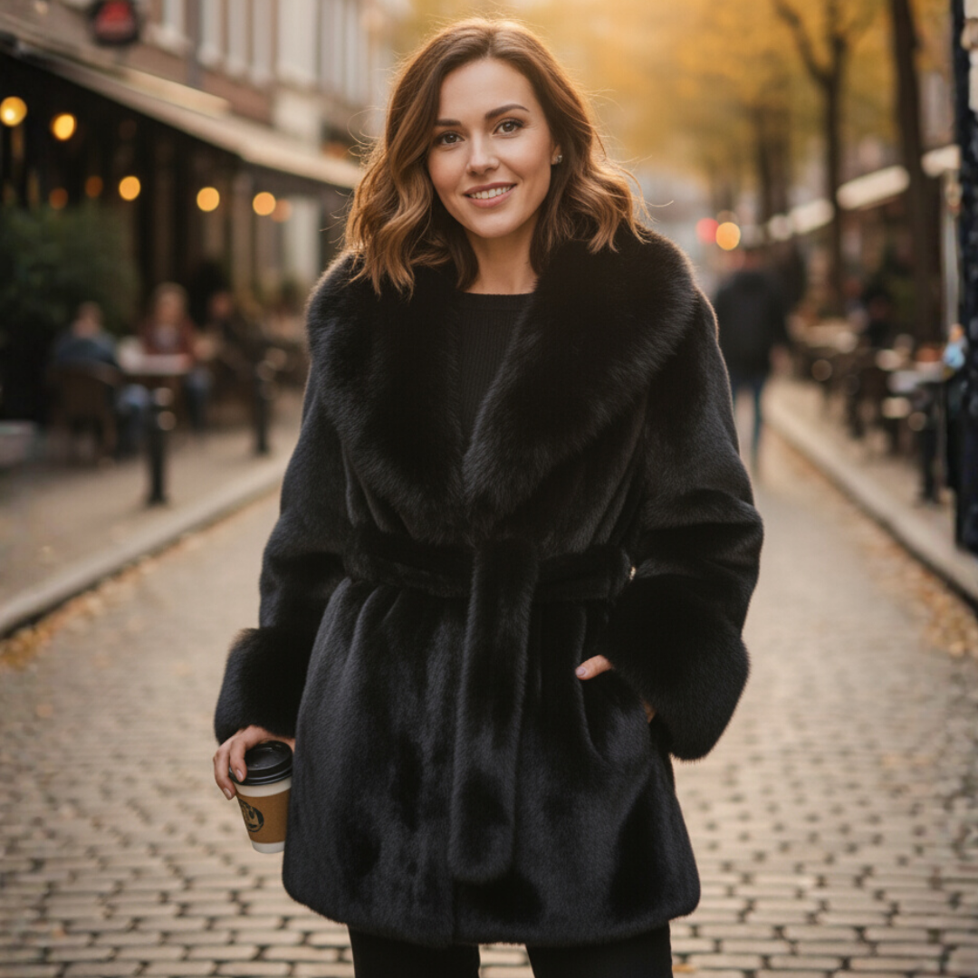 Ceylan® Leopard Fur Coat