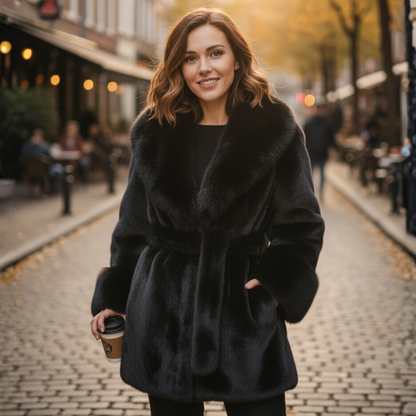 Ceylan® Leopard Fur Coat