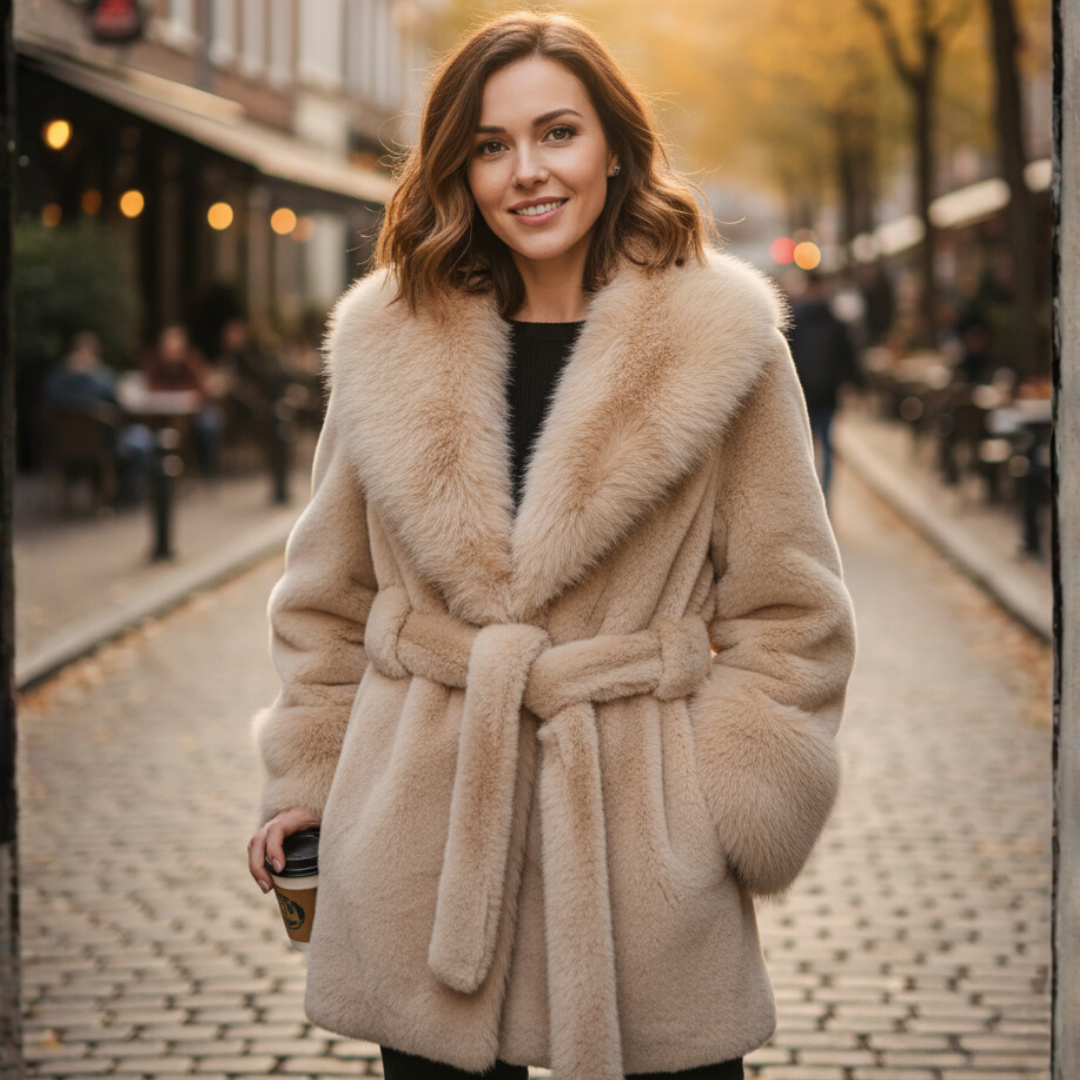 Ceylan® Leopard Fur Coat