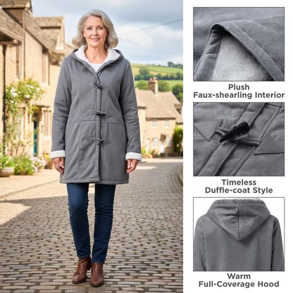 Ceylan Sherpa Lined Winter Jacket