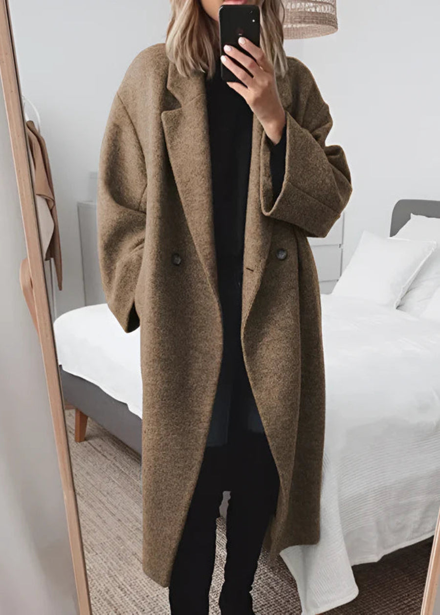 Ceylan Women’s Wool-Blend Oversized Maxi Coat