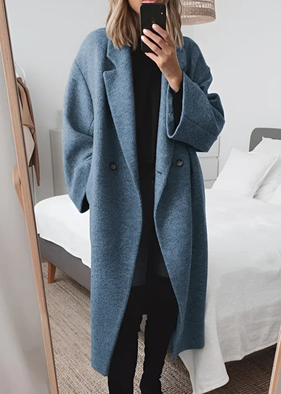 Ceylan Women’s Wool-Blend Oversized Maxi Coat