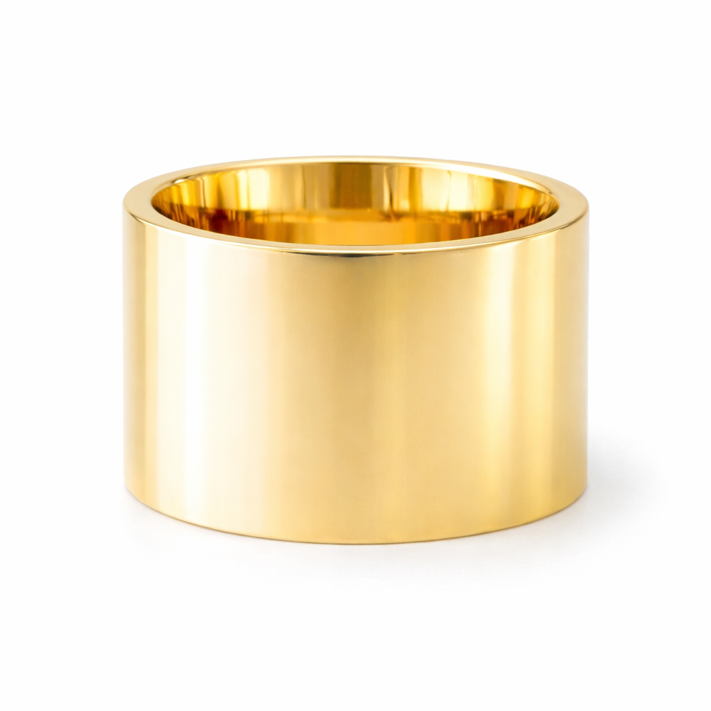 Women's Chunky Wide Band Ring, 13mm