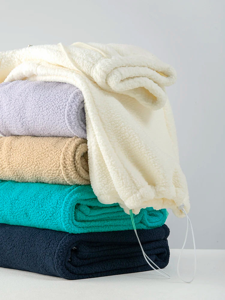 Ceylan Women¡¯s Wide Leg Fleece Blanket Pants Loungewear Trousers