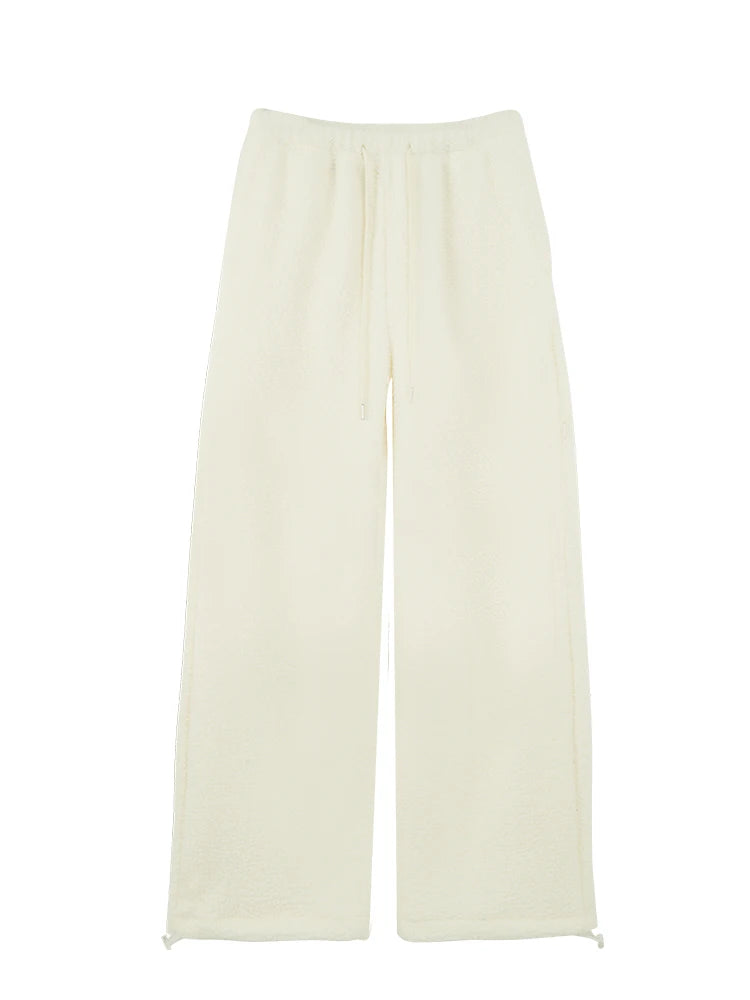 Ceylan Women¡¯s Wide Leg Fleece Blanket Pants Loungewear Trousers