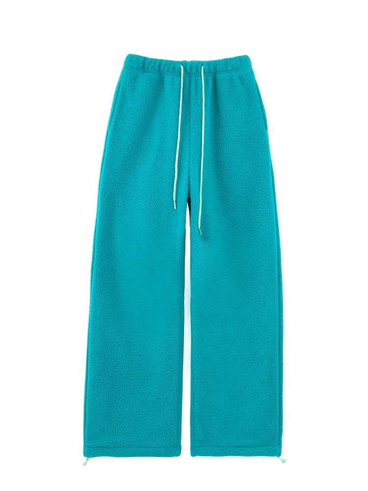 Ceylan Women¡¯s Wide Leg Fleece Blanket Pants Loungewear Trousers