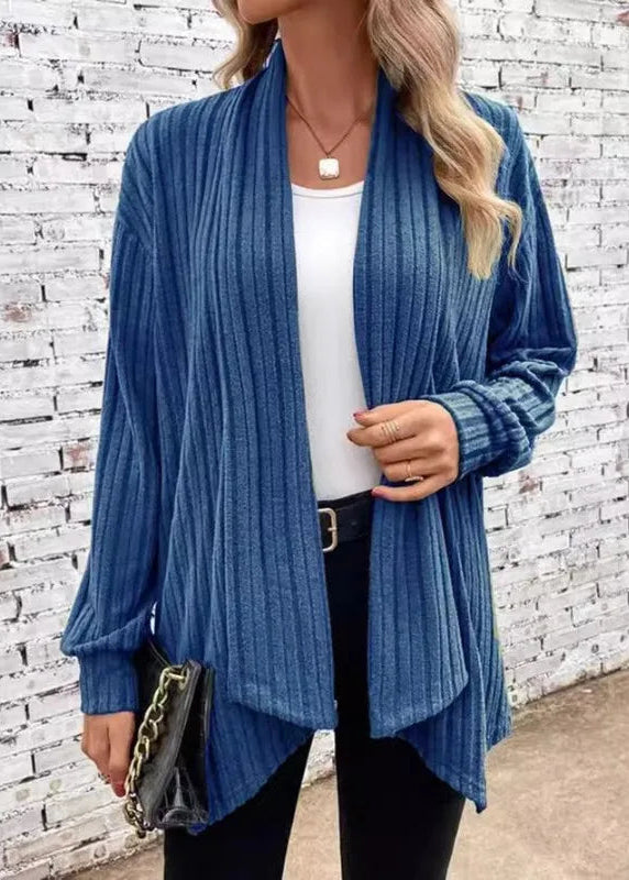 Ceylan Women’s Chunky Knit Cardigan Slouchy Open Front Coat