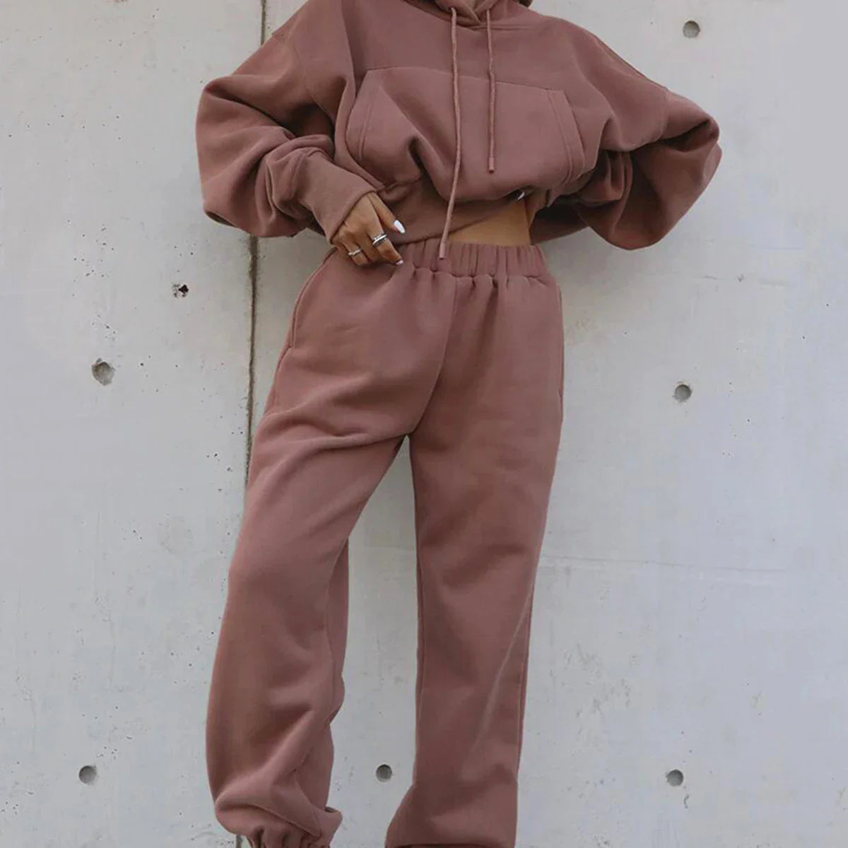 Ceylan Women¡¯s Two Piece Ribbed Knit Sweater & Pant Set