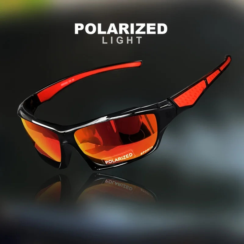 Polarized Sport Sunglasses Wraparound Mirrored UV400