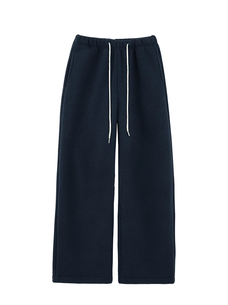 Ceylan Women¡¯s Wide Leg Fleece Blanket Pants Loungewear Trousers