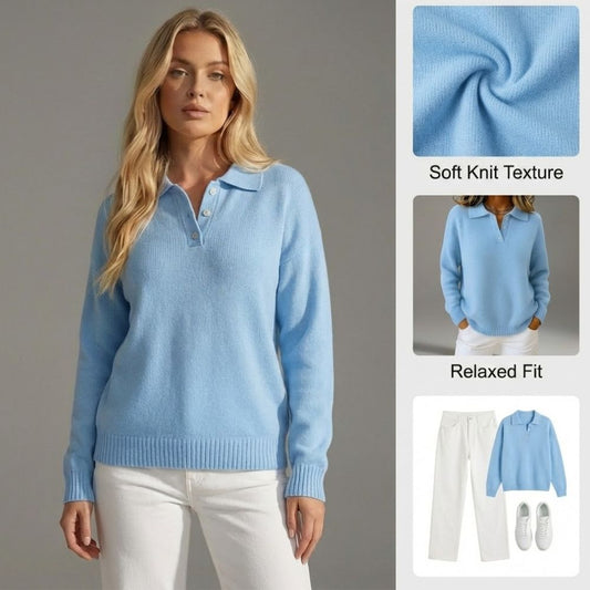 Ceylan Women’s Cable Knit Sweater Chunky High Neck Fit