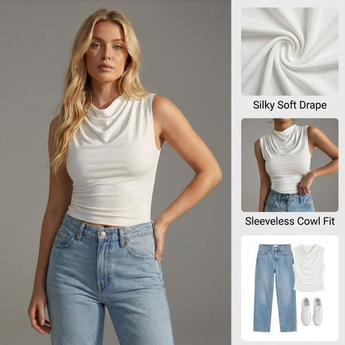 Ceylan Women’s Classic Tank Top Fitted Layering Essential