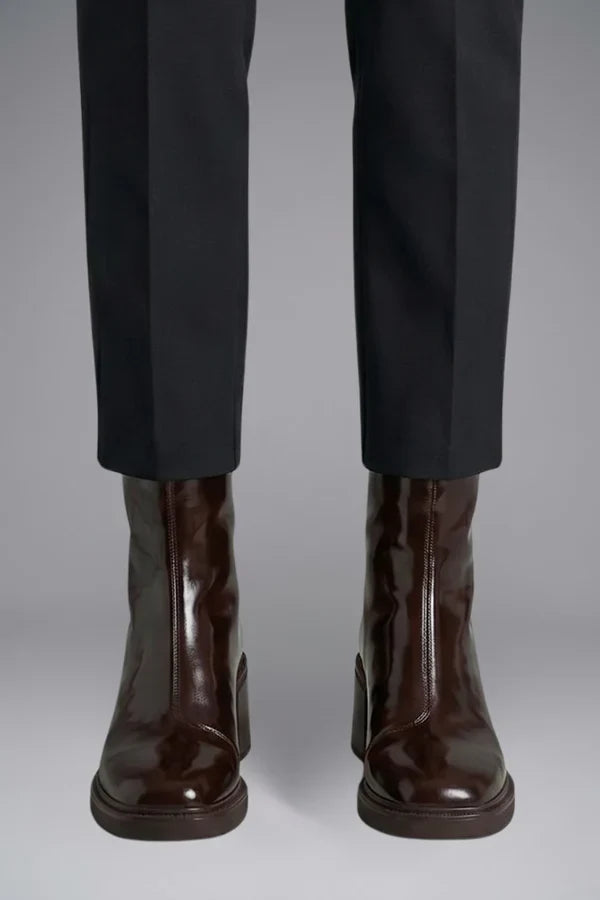 Women's Ankle Boots with Side Zipper Closure for Fall