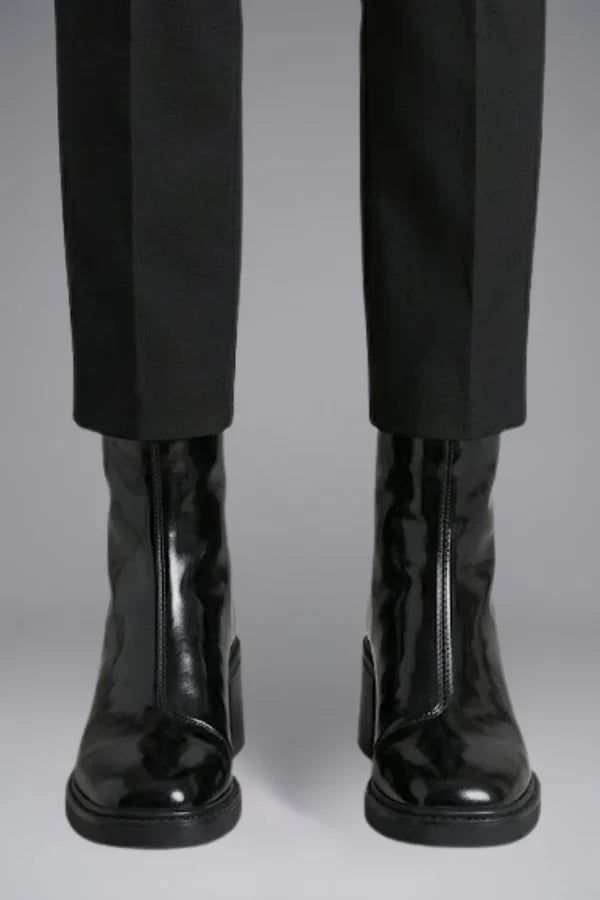 Women's Ankle Boots with Side Zipper Closure for Fall