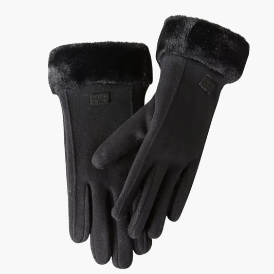 Women’s Gloves with Lined Interior and Folded Cuffs