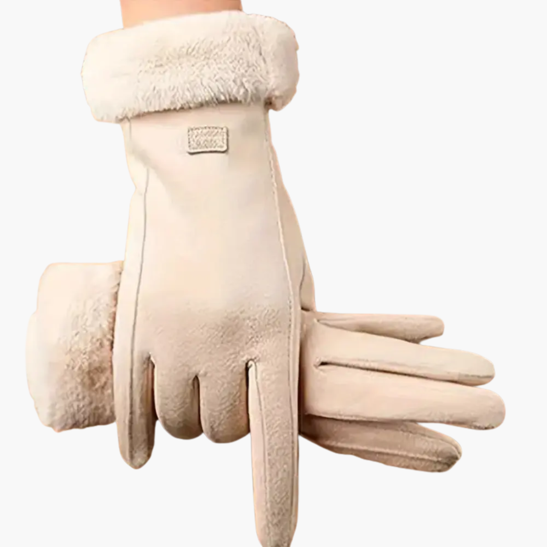Women’s Gloves with Lined Interior and Folded Cuffs