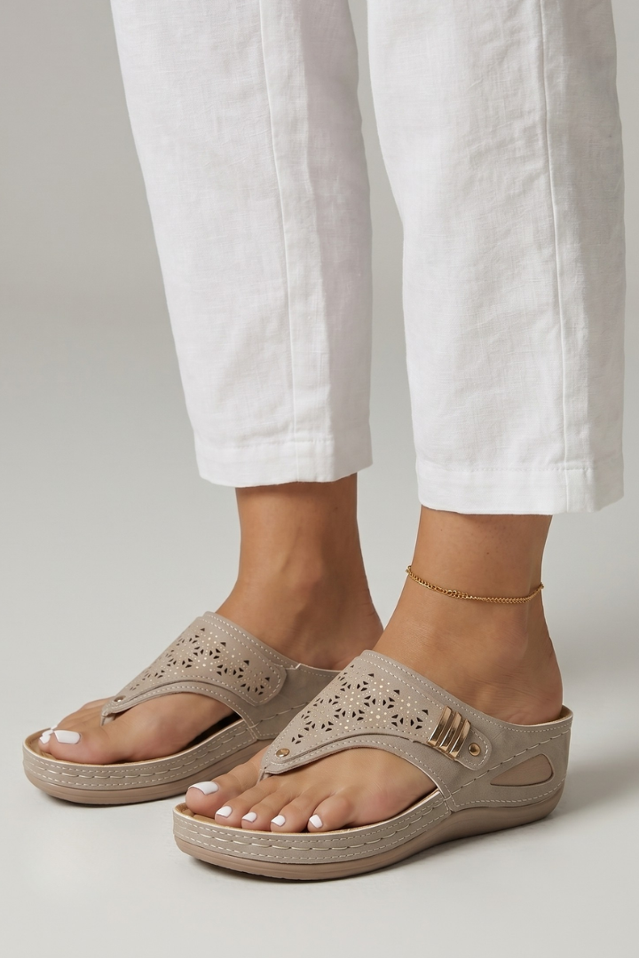 Women's Orthopaedic Sandals with Wedge for All-Day