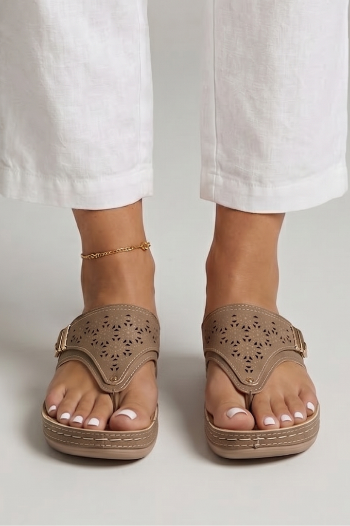 Women's Orthopaedic Sandals with Wedge for All-Day