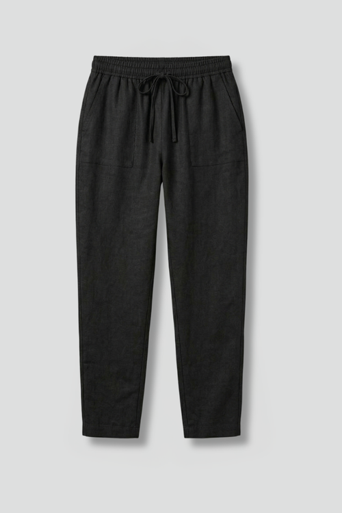 Women’s Trousers with Elasticated Waistband and Drawstring