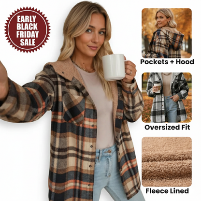 Ceylan® 🧸Teddy Bear Cozy Flannel Jacket