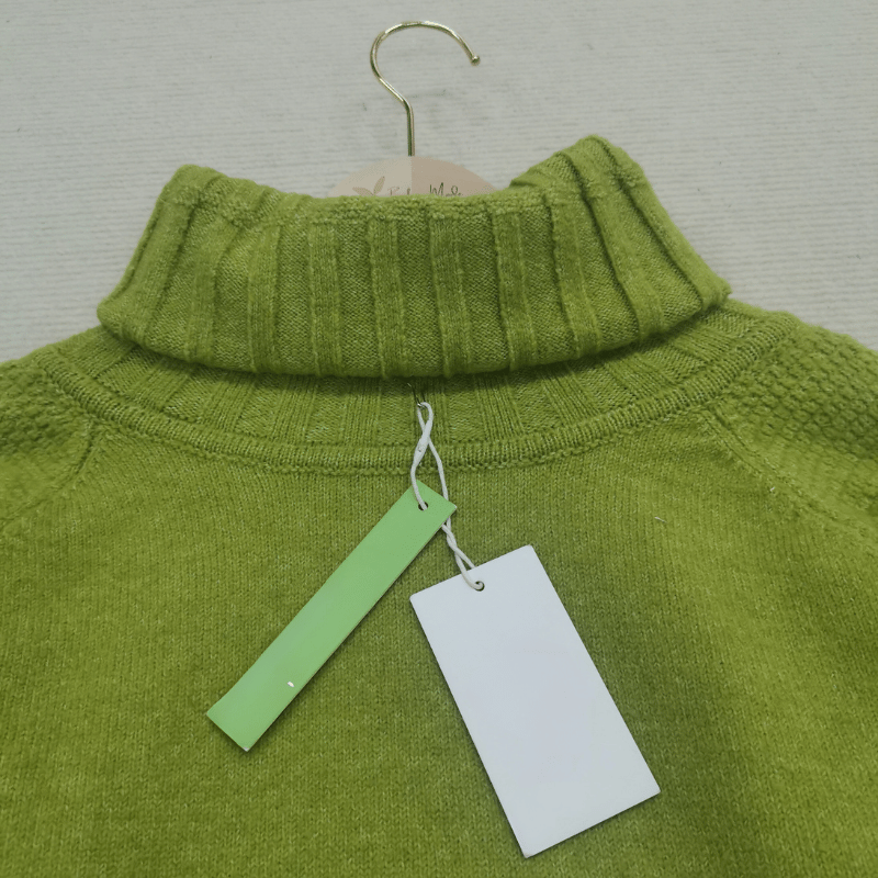 Women's Oversized Turtleneck Jumper Long Sleeve Relaxed