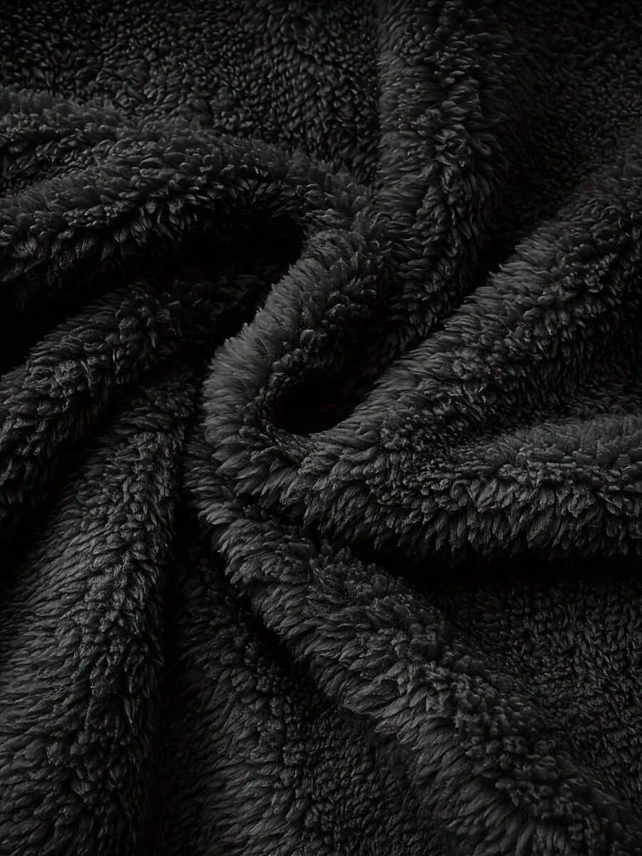 Ceylan Women’s Teddy Fleece Jacket Warm Longline Zip-Up