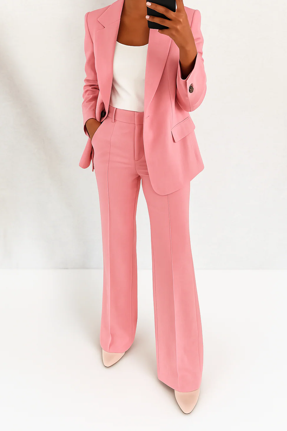 Ceylan Women's Structured Two Piece Blazer & Trouser Set