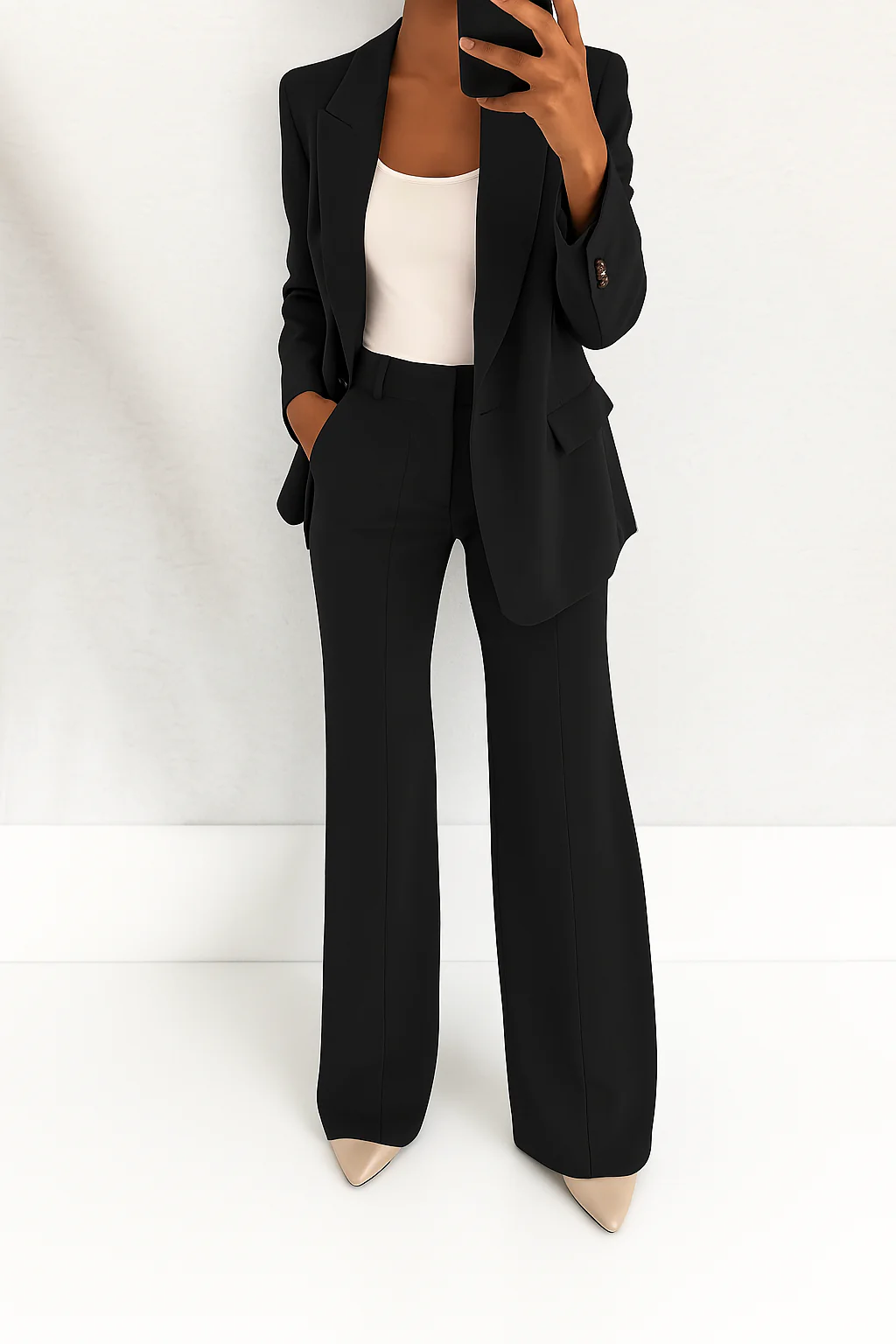 Ceylan Women's Structured Two Piece Blazer & Trouser Set
