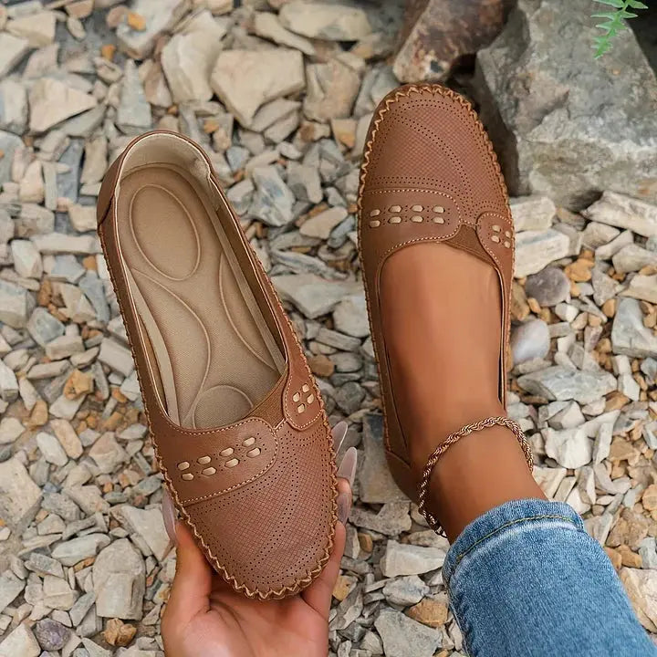 Loafers For Women | Slip-On Perforated