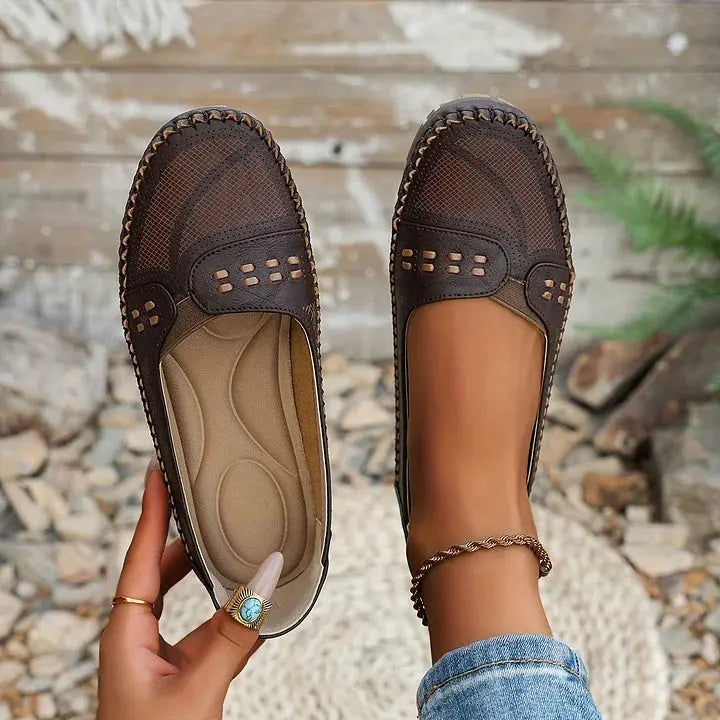 Loafers For Women | Slip-On Perforated
