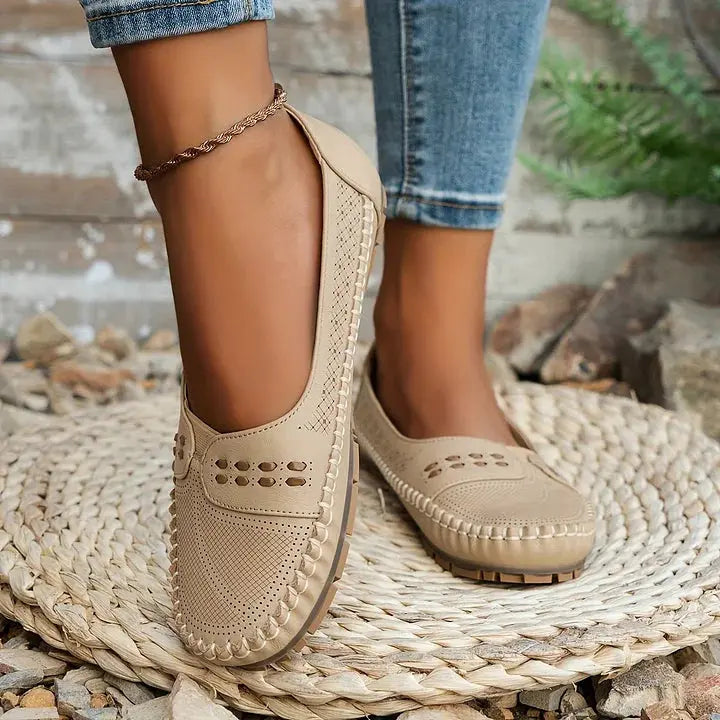 Loafers For Women | Slip-On Perforated