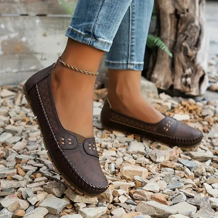 Loafers For Women | Slip-On Perforated