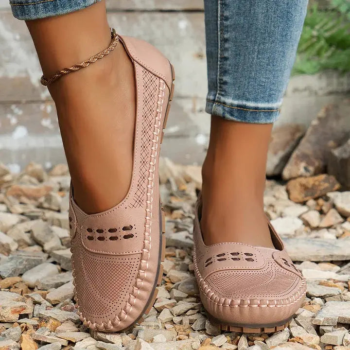 Loafers For Women | Slip-On Perforated