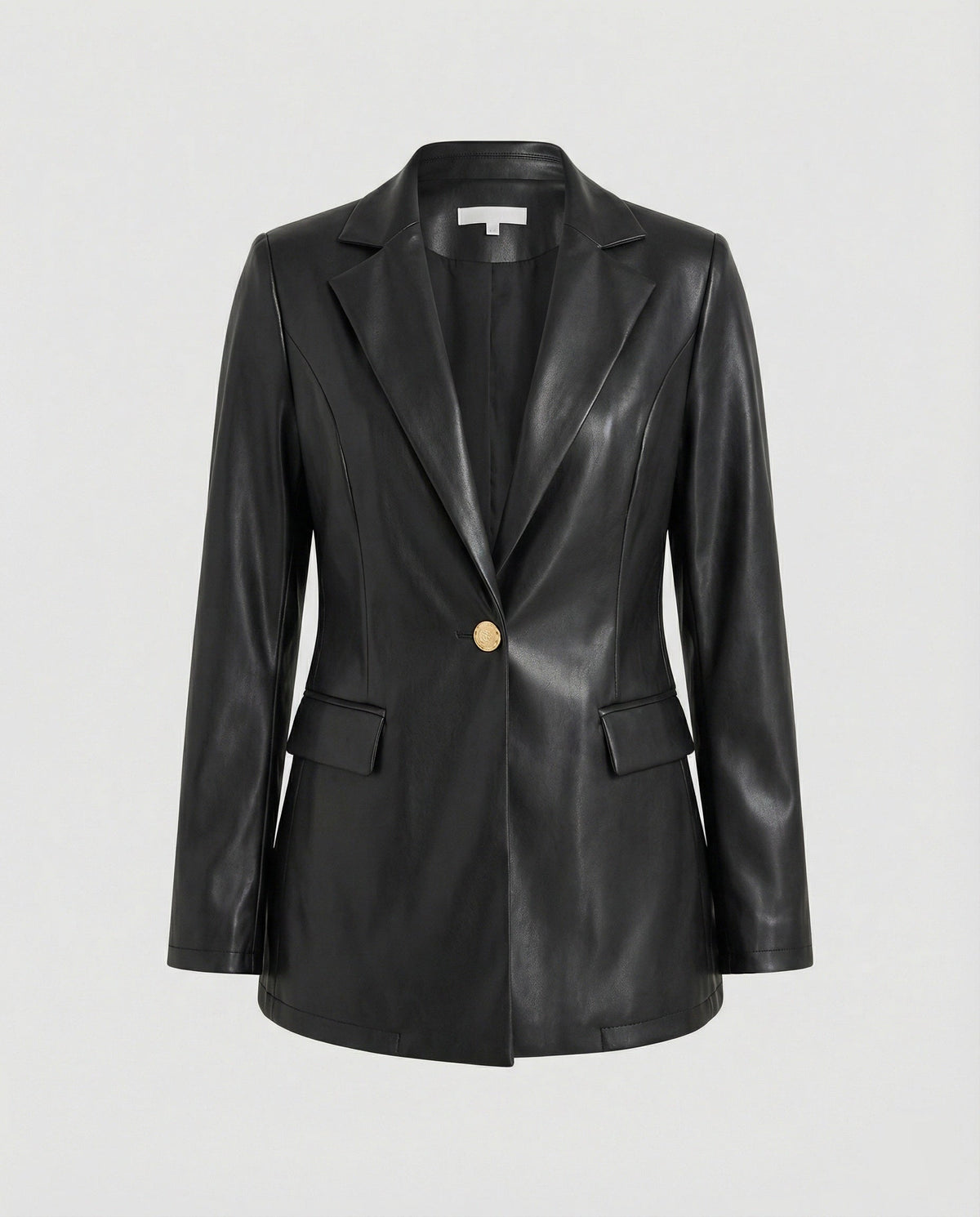 Women's Houndstooth Tailored Blazer Single Button