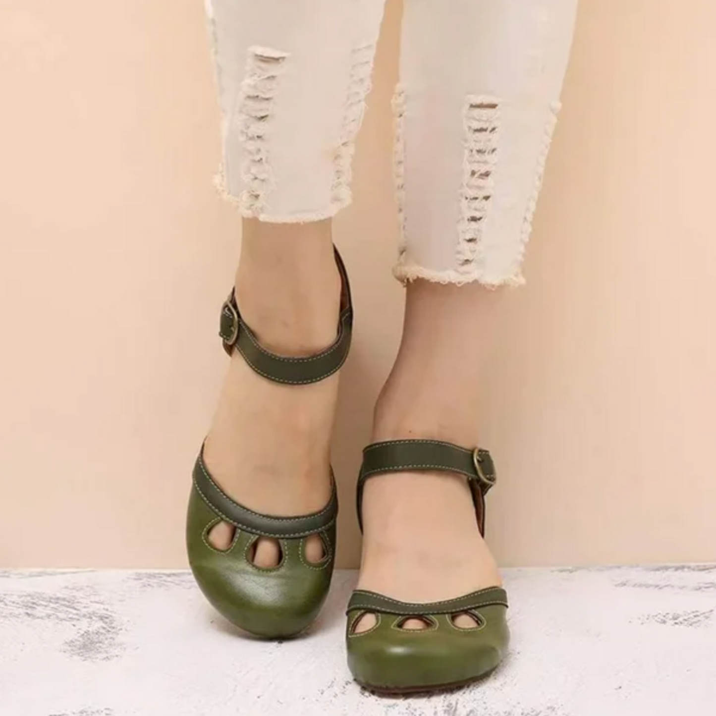 Women¡¯s Mary Jane Pumps Vintage Square Toe Block Heel