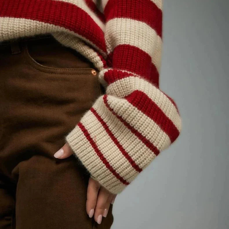 Women's Chunky Knit Sweater | Turtleneck Long Sleeve