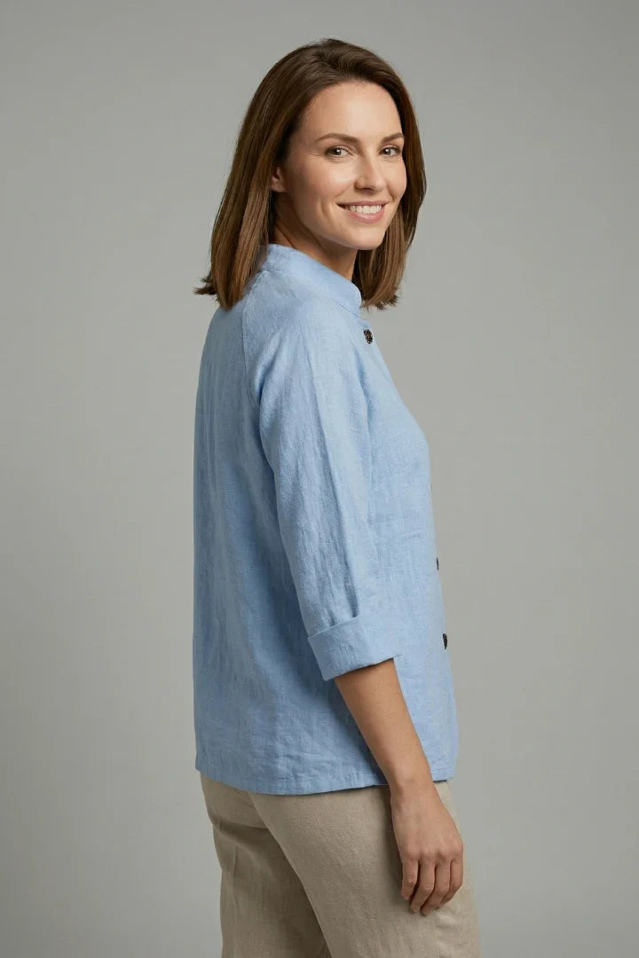 Women's Collar Shirt | Button Front Long Sleeve