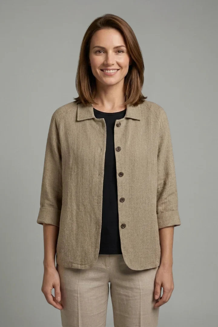 Women's Collar Shirt | Button Front Long Sleeve