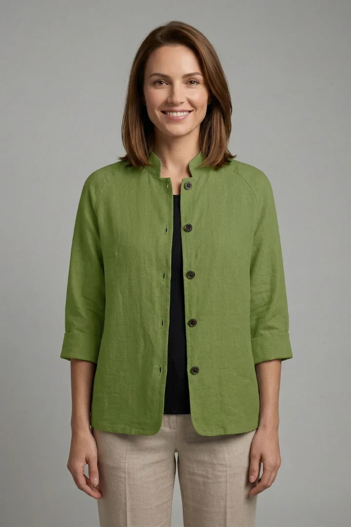 Women's Collar Shirt | Button Front Long Sleeve