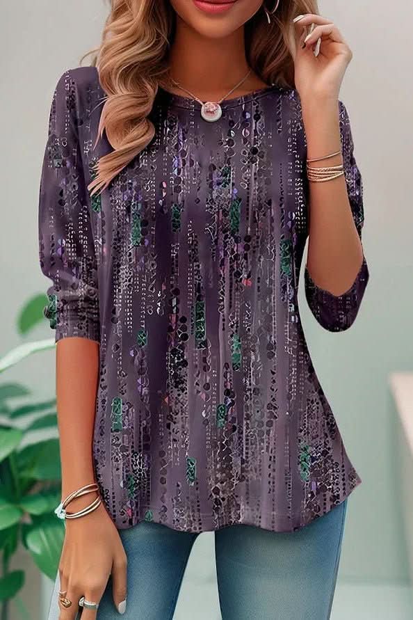 Women's Going Out Top | Sequined Pullover Short Sleeve