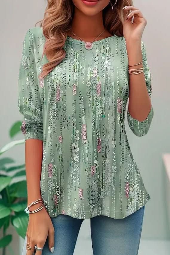 Women's Going Out Top | Sequined Pullover Short Sleeve