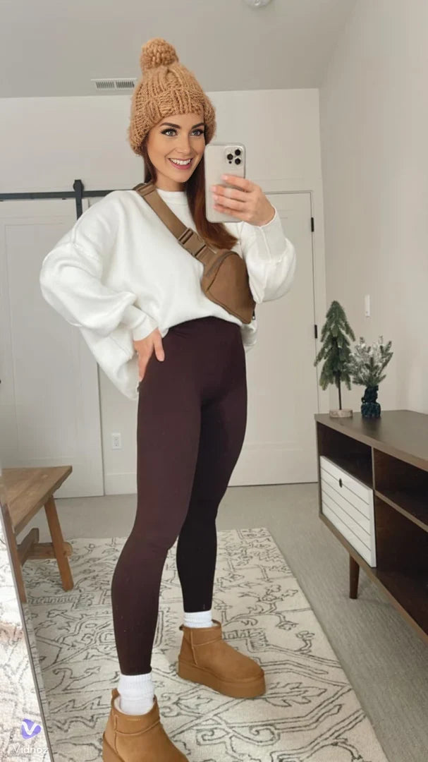 Women's Leggings | Fleece Lined High Waist Thermal