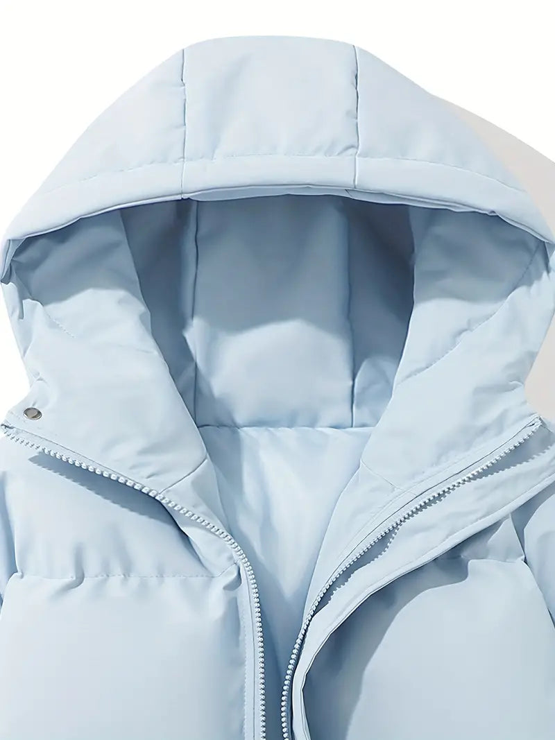 Women's Puffer Jacket | Weatherproof Hooded Zip Front