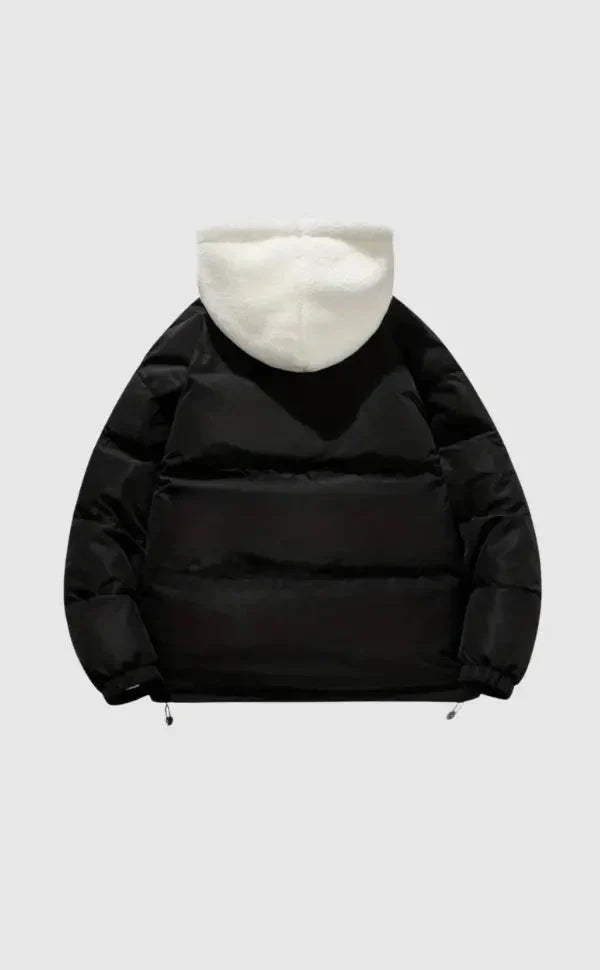 Women's Quilted Coat | Sherpa Lined Hood Puffer Jacket