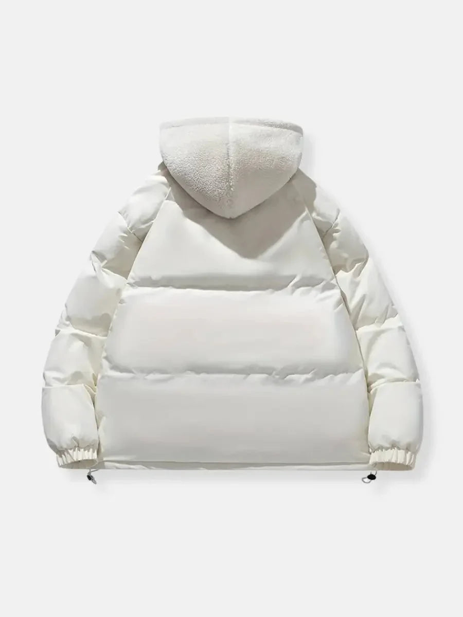 Women's Quilted Coat | Sherpa Lined Hood Puffer Jacket