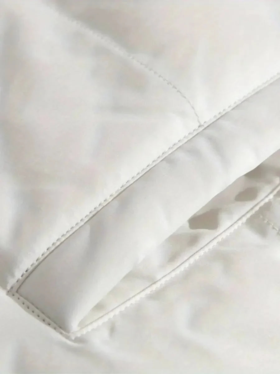 Women's Quilted Coat | Sherpa Lined Hood Puffer Jacket