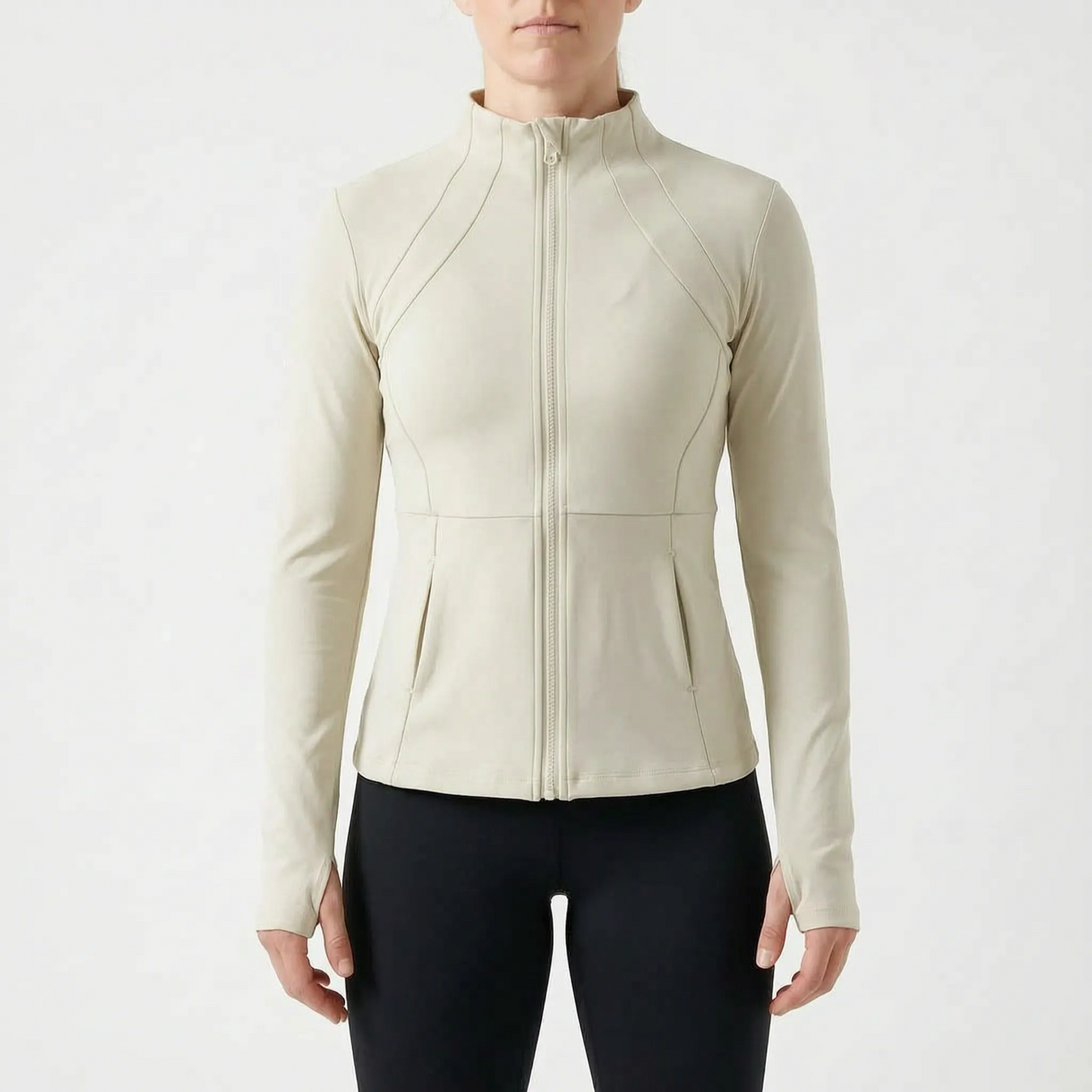 Women's Sport Coat | Long Sleeve Zipper Thumbholes