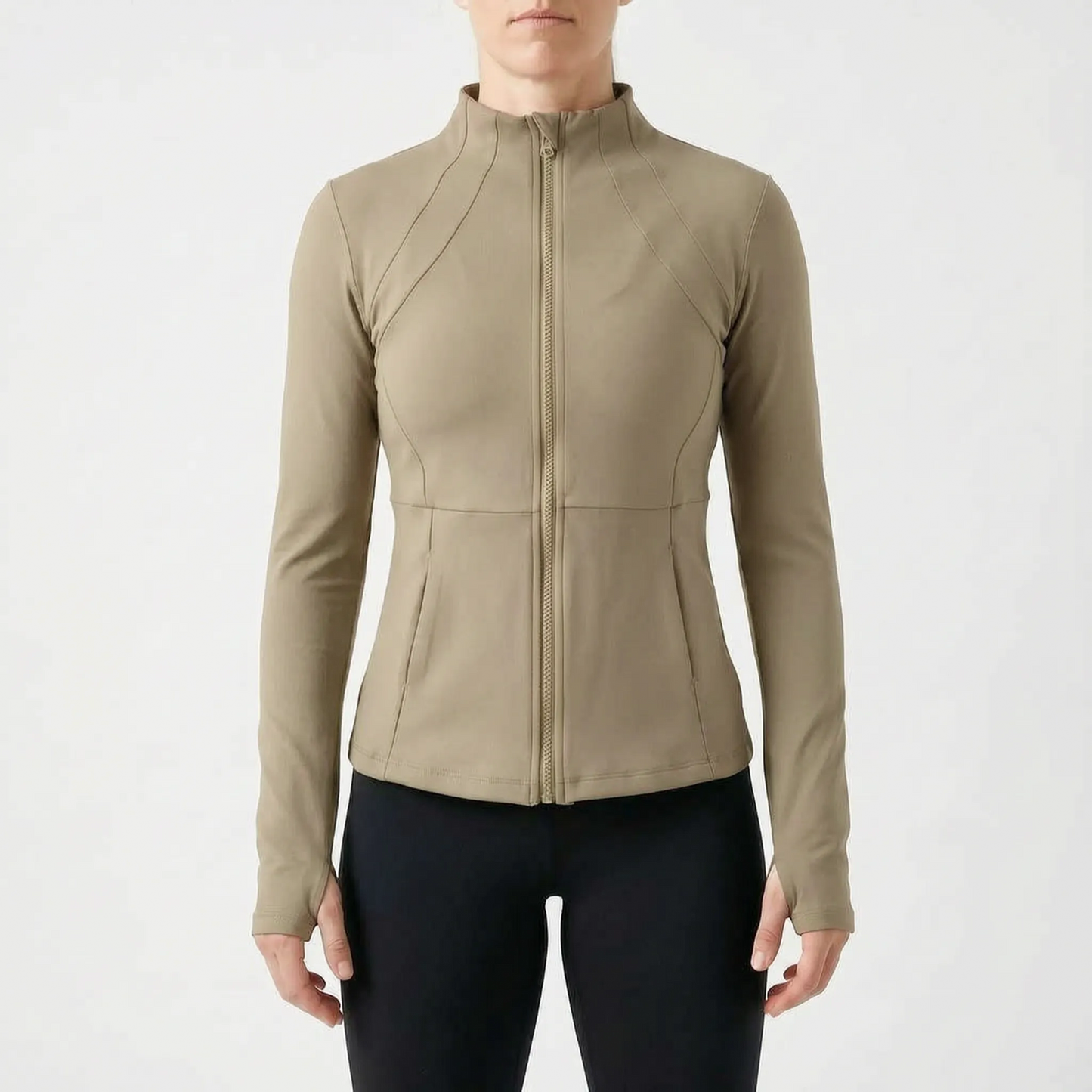 Women's Sport Coat | Long Sleeve Zipper Thumbholes