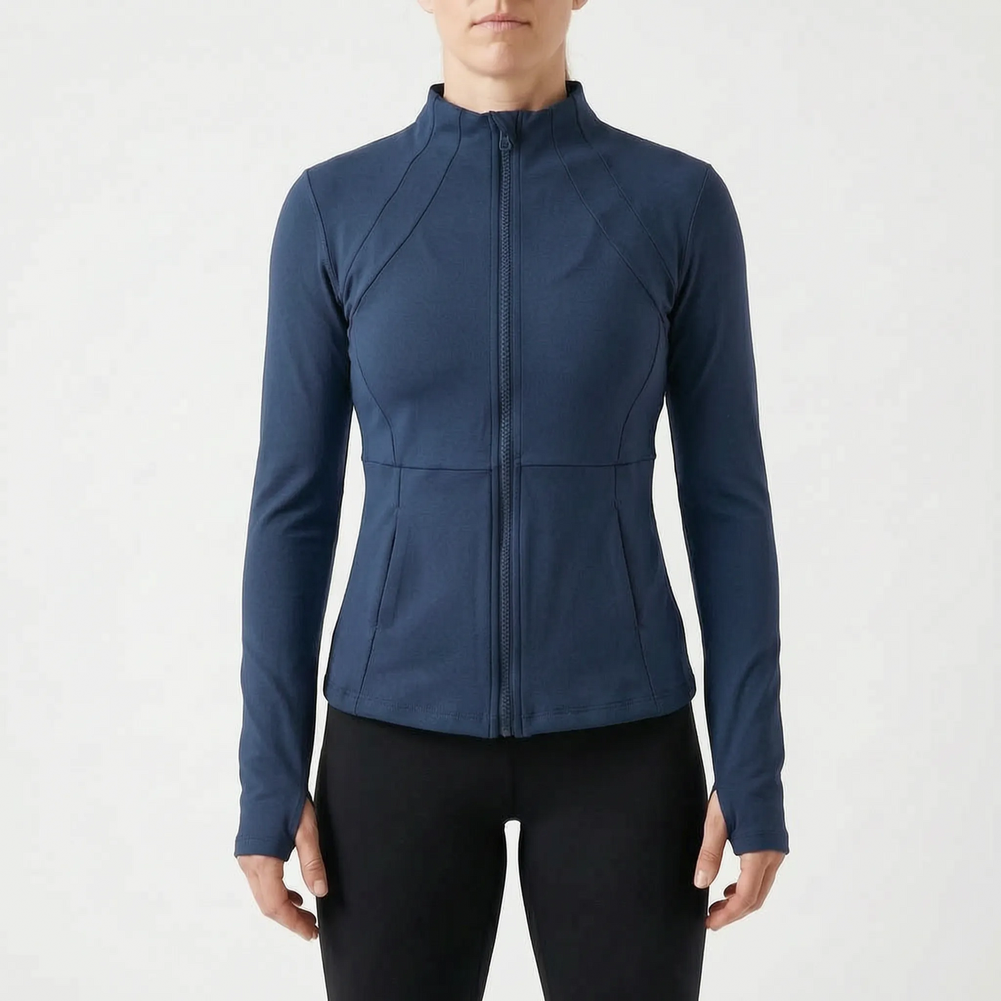 Women's Sport Coat | Long Sleeve Zipper Thumbholes