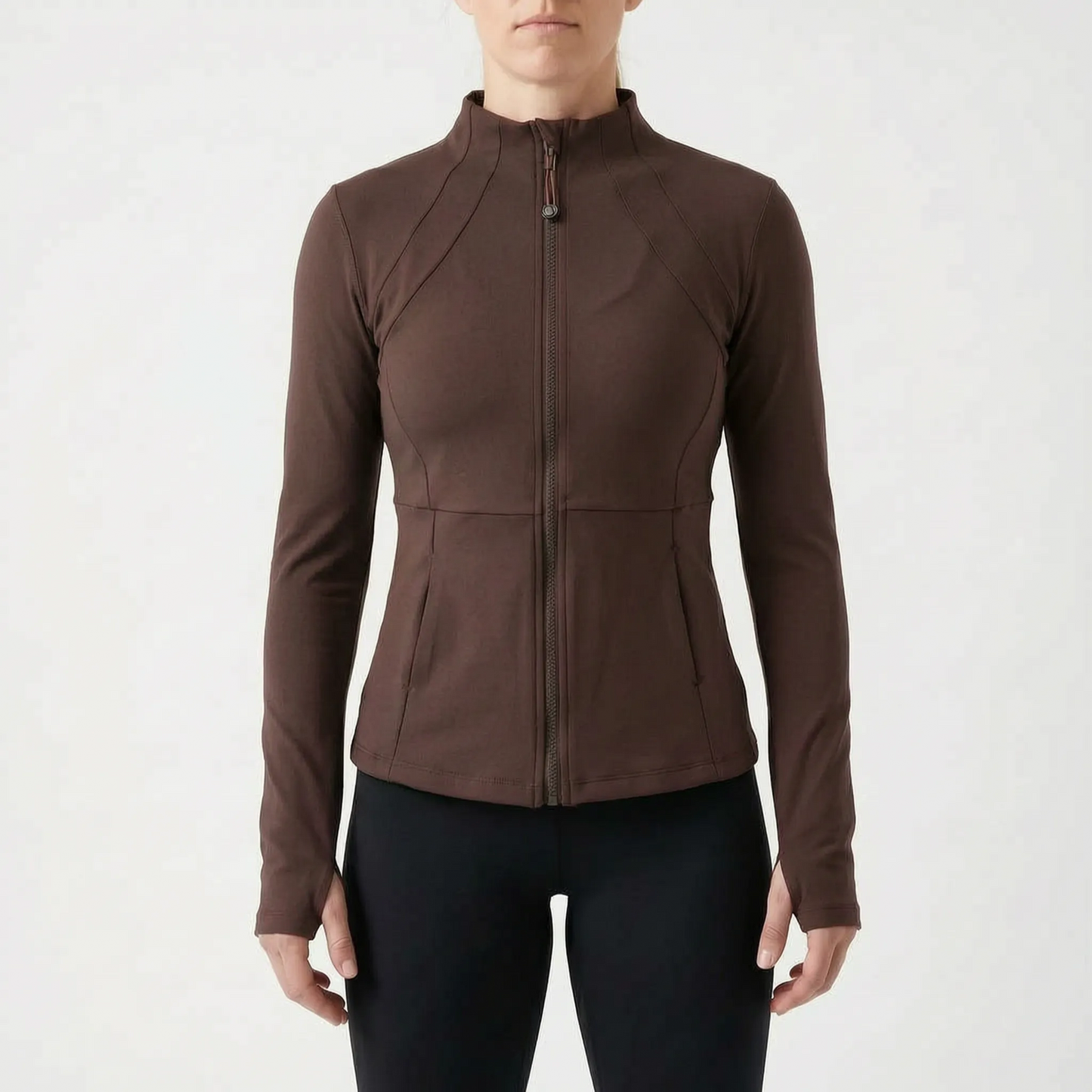 Women's Sport Coat | Long Sleeve Zipper Thumbholes